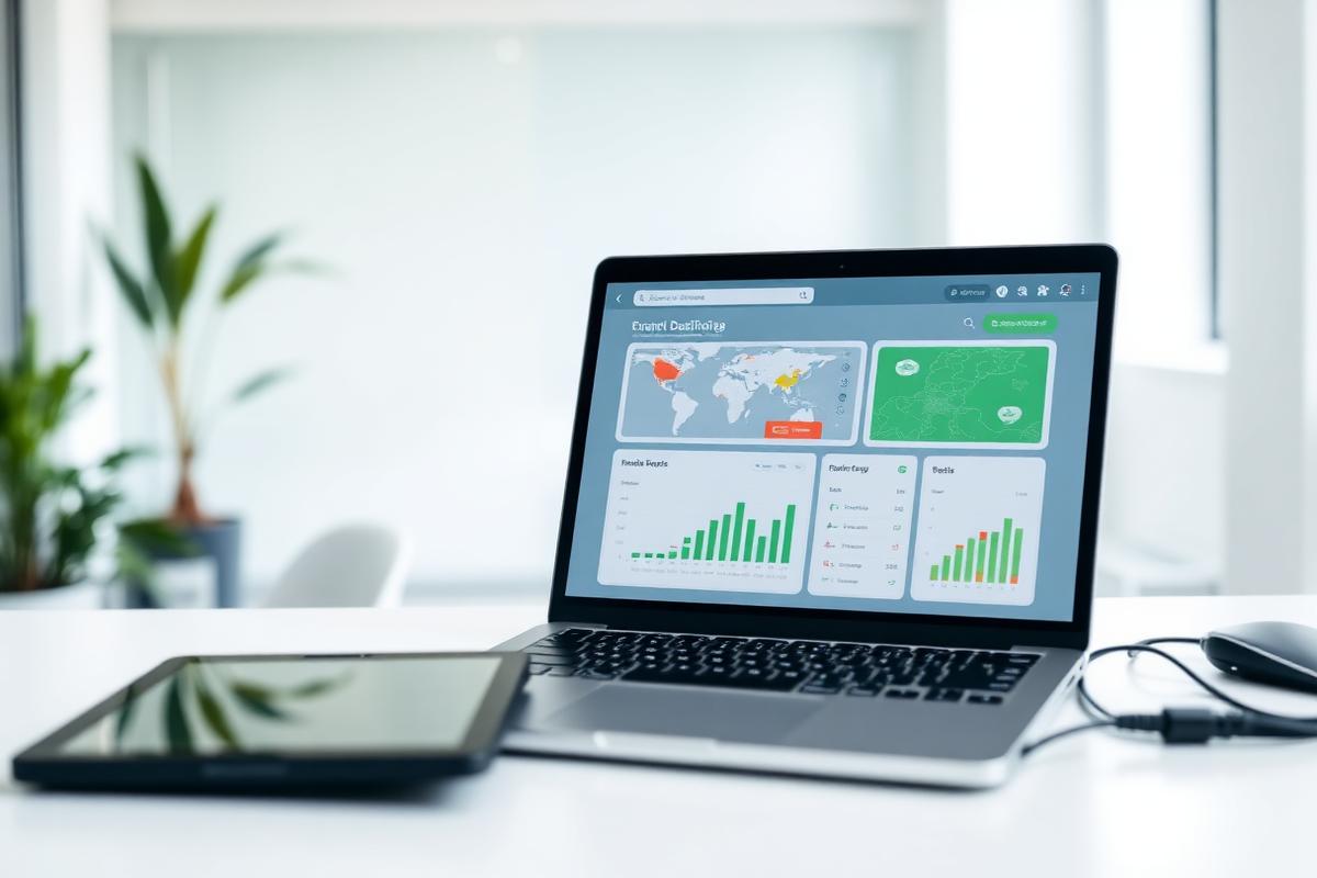 Dashboard da plataforma Bungo para gestão ambiental de obras
